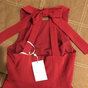 Gal Meets Glam bow detail dress